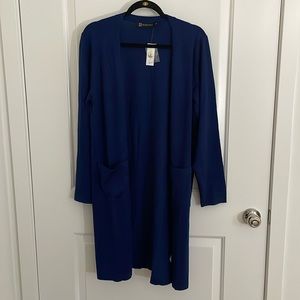 Longline Royal Blue Cardigan
